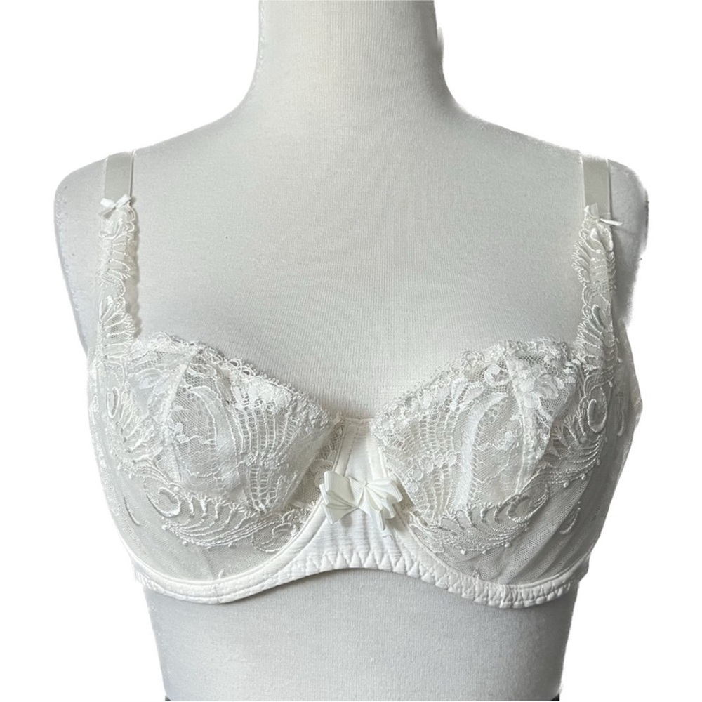 AUBADE PARIS Lace Cream Bra 32D